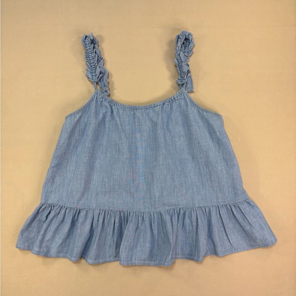 Madewell Women's Light Blue Denim Swing Tank Top Size 4